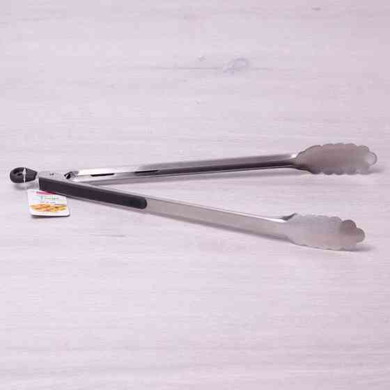 Кухонні щипці з нержавіючої сталі 35.5 см Kamille a7519 Київ