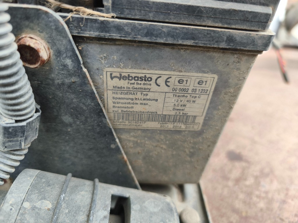 Автономная печка Webasto 5 кВт мокрая VW T5 2003-2015 (7E0819008D) Ковель - зображення 5