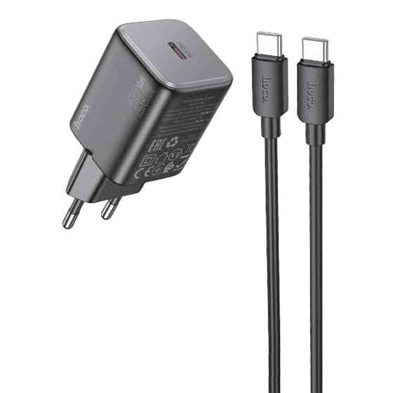 СЗУ Hoco N40 Mighty PD20W (1USB-C) + кабель Type-C to Type-C Херсон