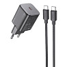СЗУ Hoco N40 Mighty PD20W (1USB-C) + кабель Type-C to Type-C Херсон