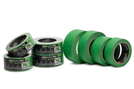 Лента малярная для грубых работ MASTERTOOL GripBond Pro Exterior 48 мм×25 м зеленая 79-9888 Харьков