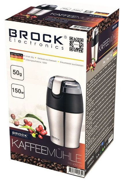 Кофемолка BROCK CG 4051 GY 150 Вт серая Киев - изображение 3