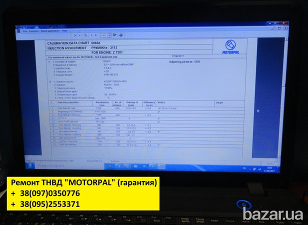 Ремонт ТНВД Моторпал / Motorpal (гарантия) Київ - зображення 3