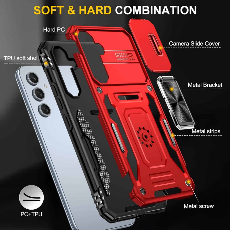 Ударопрочный чехол Camshield Army Ring для Samsung Galaxy A36 5G / A56 5G Херсон - изображение 4
