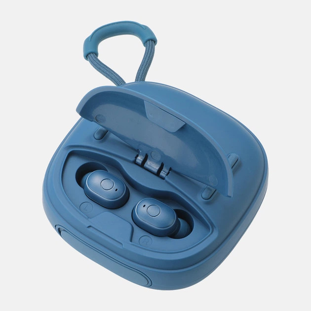 Колонка портативная с навушниками Bluetooth T&G TG813 blue синяя Киев - изображение 5