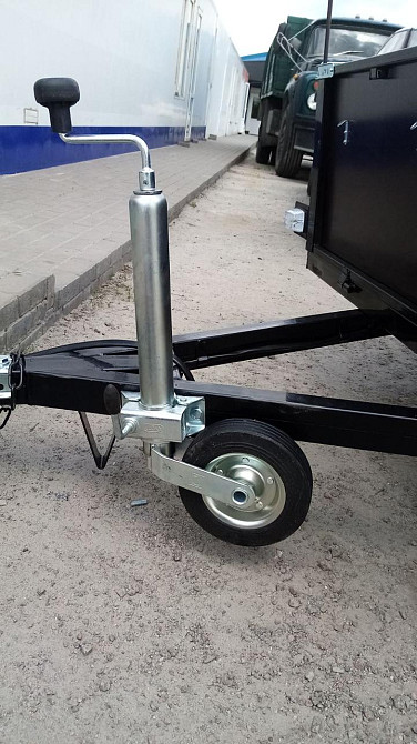 Опорне колесо з хомутом KNOTT 200 кг комплект Баришівка - зображення 1