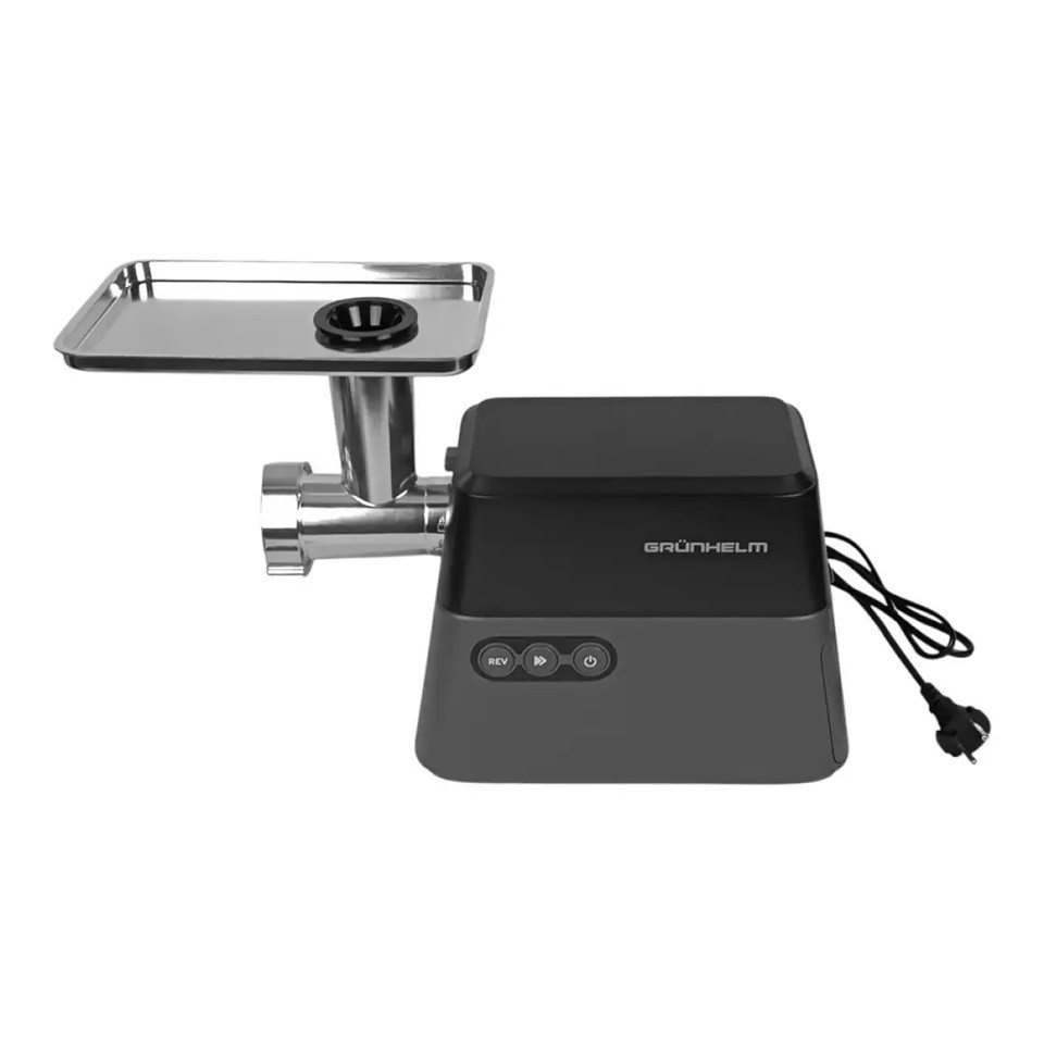 Мясорубка электрическая Grunhelm AMG2663APSJ 2600 Вт серебристая Київ - зображення 2