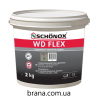 SCHÖNOX® WD FLEX Зручна, водовідштовхувальна, еластична затиркa 2kg Вишнёвое