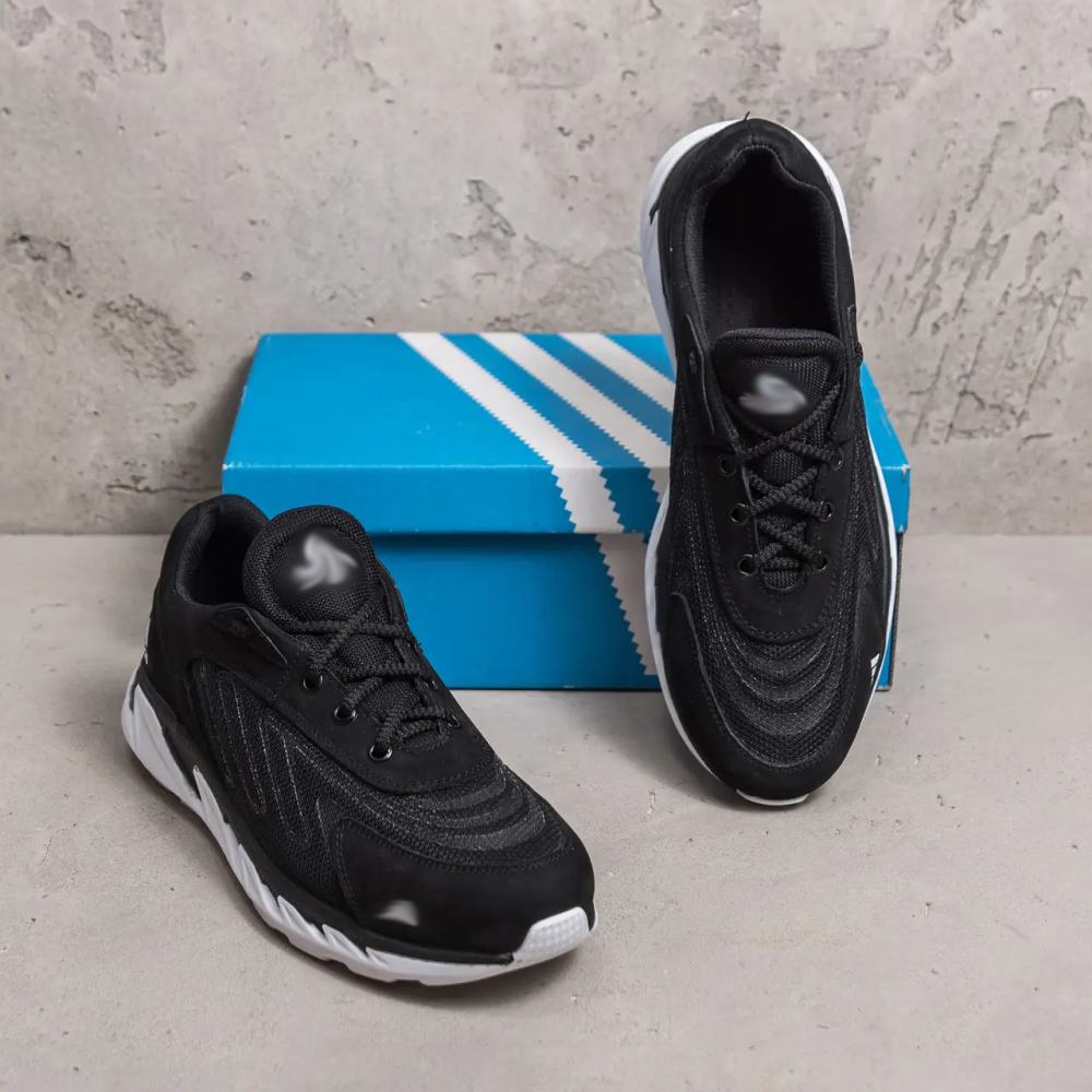 Мужские летние кроссовки сетка Ozelia Black Київ - зображення 6