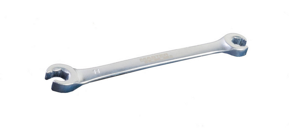 Ключ разрезной MASTERTOOL двусторонний 10х11 мм 31CrV3 74-1011 Харків - зображення 1