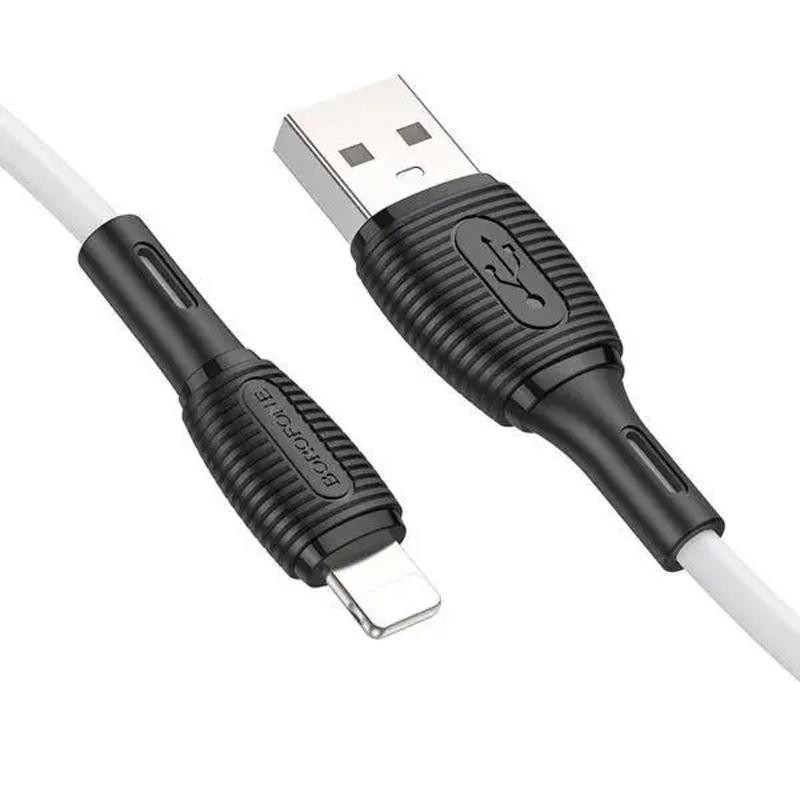 Дата кабель Borofone BX86 Advantage USB to Lightning (1m) Херсон - изображение 4