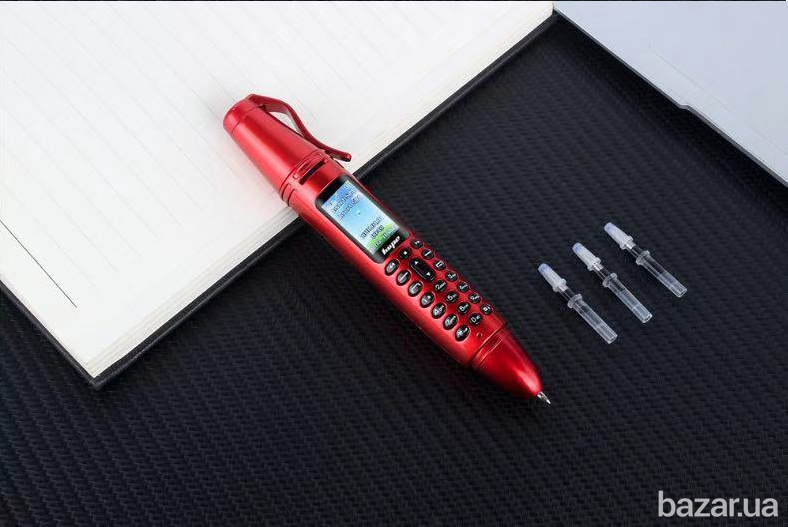 Ручка мобильный телефон портативный с камерой 0.08 MP и Bluetooth AK 007 (Красный) Киев - изображение 5