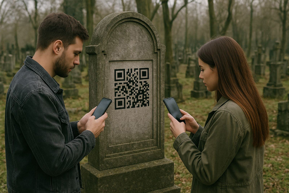 Виготовляємо QR-код на пам'ятник. Житомир - зображення 1