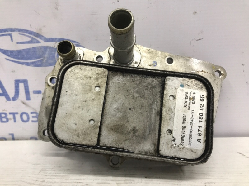 Радиатор масляный ДВС (теплообменник) SsangYong Korando C200 2.0 DIESEL 2010 (б/у) Киев - изображение 3