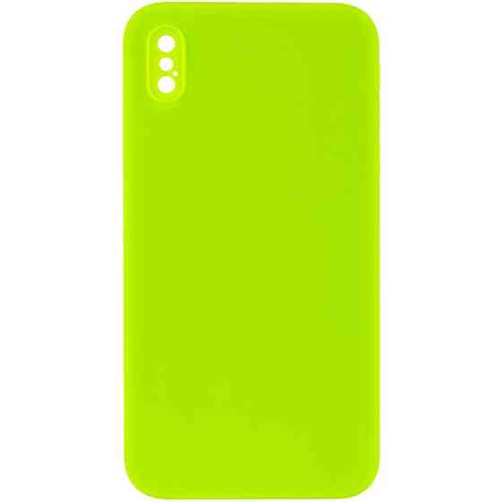 Чехол Silicone Case Square Full Camera Protective (AA) NOLOGO для Apple iPhone X / XS (5.8") Херсон