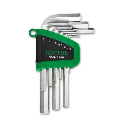Набор Г-обр. шестигранников 1,5-10мм 9ед. TOPTUL GSN-09SH Харьков
