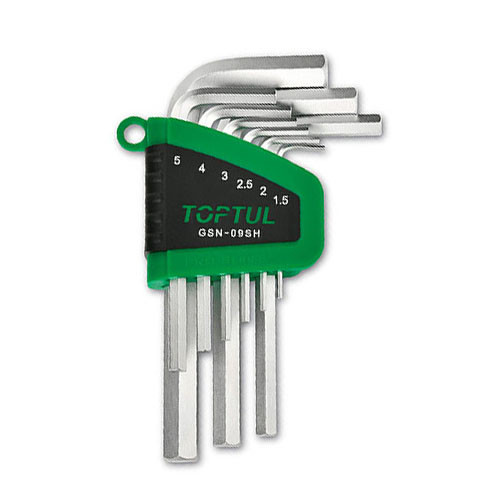 Набор Г-обр. шестигранников 1,5-10мм 9ед. TOPTUL GSN-09SH Харьков - изображение 1