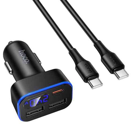 АЗУ Hoco Z63A Barry PD42W+QC3.0 (2USB-A/1C) + кабель Type-C to Type-C Херсон
