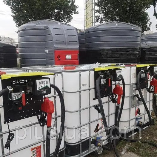 Мобільна міні АЗС Єврокуб 1000 л для дизеля Київ - зображення 1