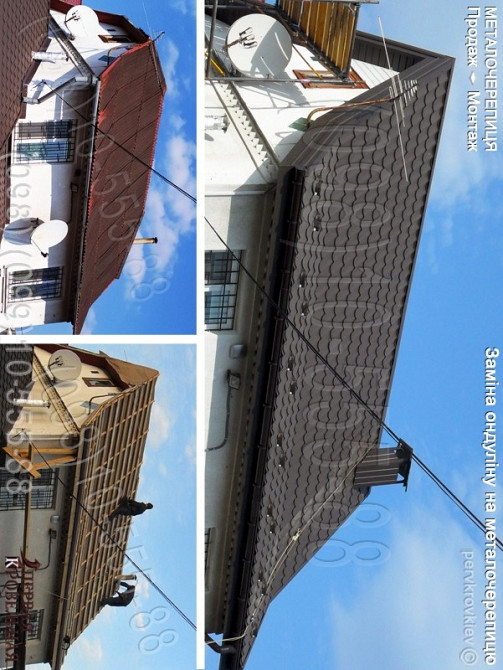 Кровельные работы Хлепча. Монтаж кровли под ключ. Замена кровли. Строительство крыши.Перекрыть крышу Киев - изображение 13