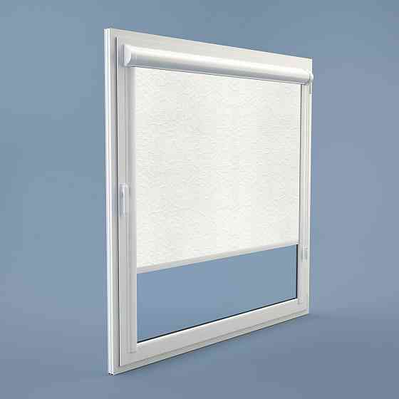 Рулонна штора Rolets Квіти 2-51751-725 72.5x170 см закритого типу Біла Киев