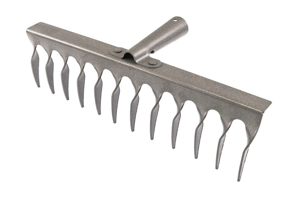 Грабли металлические крученые ГОСПОДАР ГУ-12 12 зубов 355х105 мм 14-6293 Харків - зображення 1