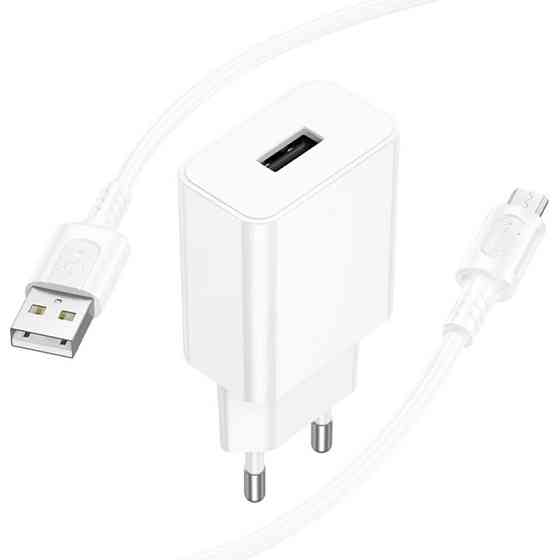 СЗУ Borofone BA110A Lemi 7.5W (1USB-A) + кабель USB to MicroUSB Херсон