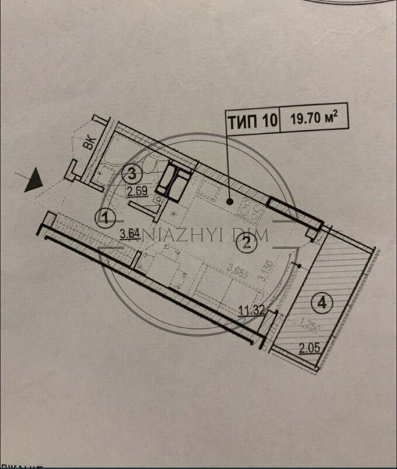 Продаж 1 кімнатної квартири ЖК Міракс, Шевченківський район, вул. Глибочицька, 43 21144424 Киев - изображение 3