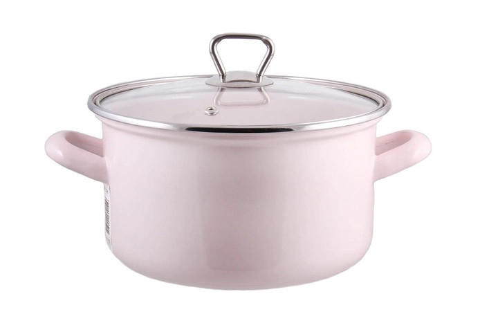 Каструля з кришкою Біол CE18P 18 см 2.2 л рожева Київ - зображення 7