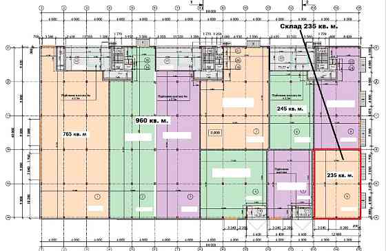 О Р Е Н Д А : Склад з доками 235 кв. м. Індустріальний парк КИТ Буча