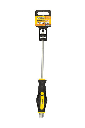 Отвёртка ударная шлицевая магнитная MASTERTOOL EXTERNAL HEX SL6х150 мм ручка с TPR покрытием 49-6615 Харків - зображення 7