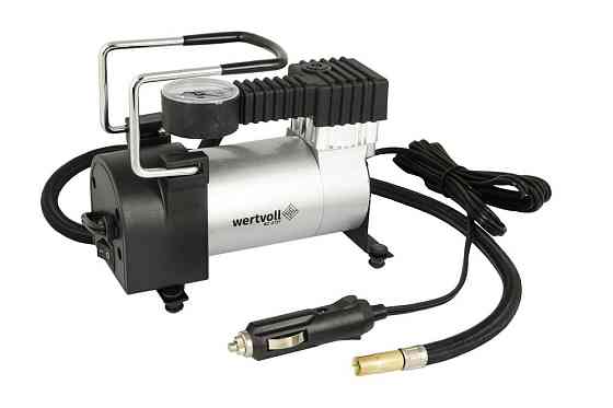 Компрессор автомобильный WERTVOLL 12 V 150 PSI 8 A 100 Вт 37 л/мин сумка AC-2137 Харків