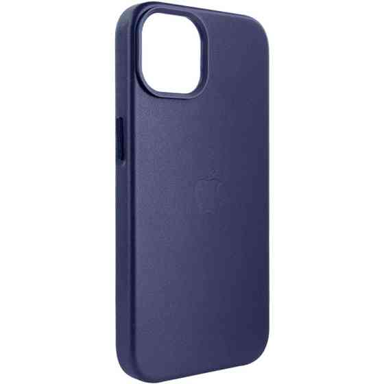 Кожаный чехол Leather Case (AA Plus) with Magnetic Fit для Apple iPhone 12 Pro / 12 (6.1") Херсон