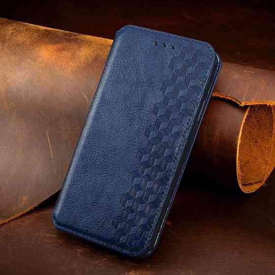 Кожаный чехол-книжка GETMAN Cubic (PU) для Xiaomi Redmi Note 12 4G Херсон