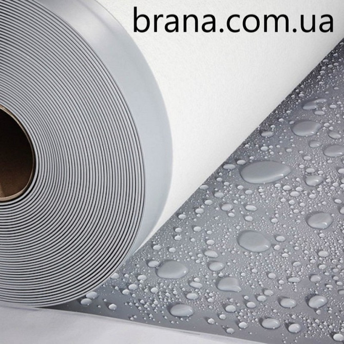 Кеширована ПВХ мембрана Sikaplan - 12 SGK; - 15 SGK light grey із суцільною приклейкою Вишневе - зображення 1