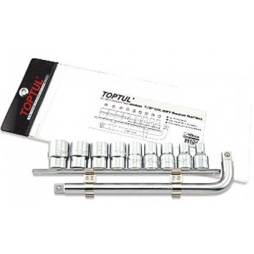 Набор головок и вороток на планке TOPTUL 1/2" 8-22мм GAAG1007 Харьков - изображение 1