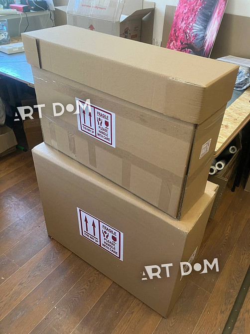 Коробки під розмір картини, для перевезення, доставки поштою Київ - зображення 3