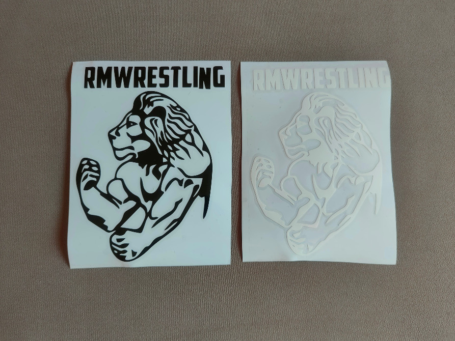 Наклейка Лев на авто Чёрная. Белая Киев - изображение 1