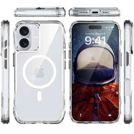 Чехол TPU Space Octagon with MagSafe для Apple iPhone 17 (6.3") Херсон