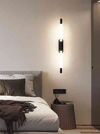 Бра настінна LED YG916/1000-bk-k Чорний 7х5х100 см. Киев