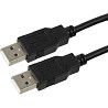 Адаптер Cablexpert USB Type-A - Type-A 2.0 (M/M) Чорний (CCP-USB2-AMAM-6) (Код товару:39458) Харків