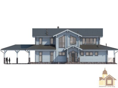 Купити зруб дерев’яного готелю від Закарпат Зруб-Буд Одесса - изображение 3