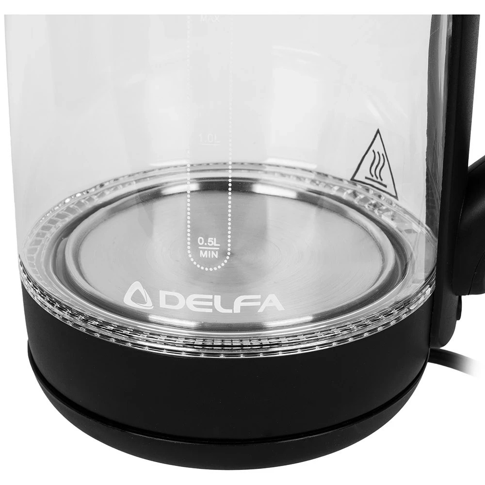 Электрочайник Delfa DK-2650-X 1.8 л Київ - зображення 5