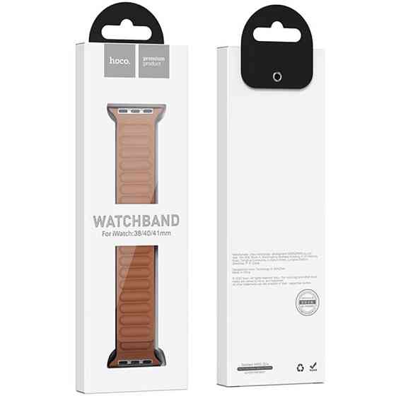 Ремешок Hoco WA23 Original series leather chain magnetic strap для Apple watch 38/40/41mm Херсон