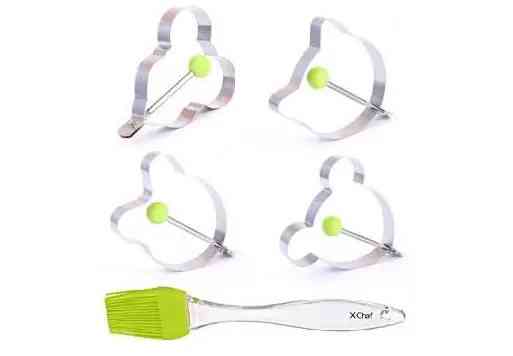 Форма для оладок та омлету з кулінарним пензликом Frico FRU-320 5 предметів Київ