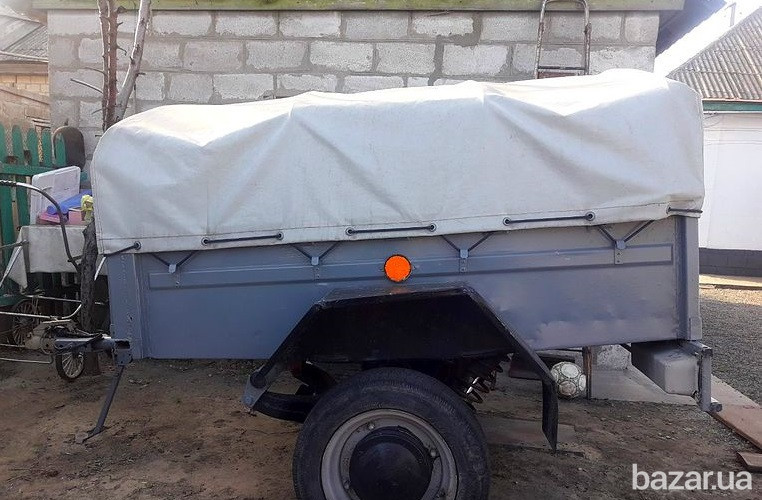 Тент на причіп Степок ЗАЗ-8101 1.61 х 1.77 ПВХ Євролайт Баришівка - зображення 2