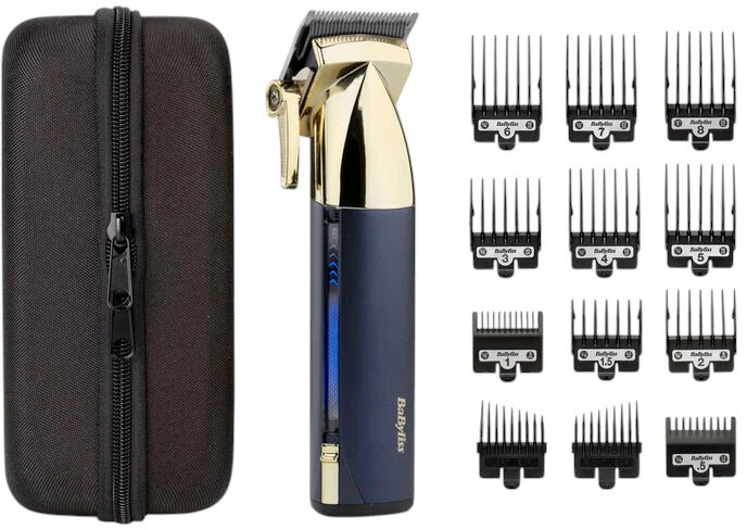 Машинка для стрижки волос в наборе Babyliss Super-X Metal Series E992E 180 Вт синяя Киев - изображение 1