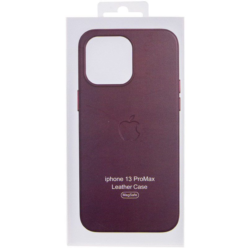 Кожаный чехол Leather Case (AA Plus) with Magnetic Fit для Apple iPhone 13 Pro Max (6.7") Херсон - изображение 6