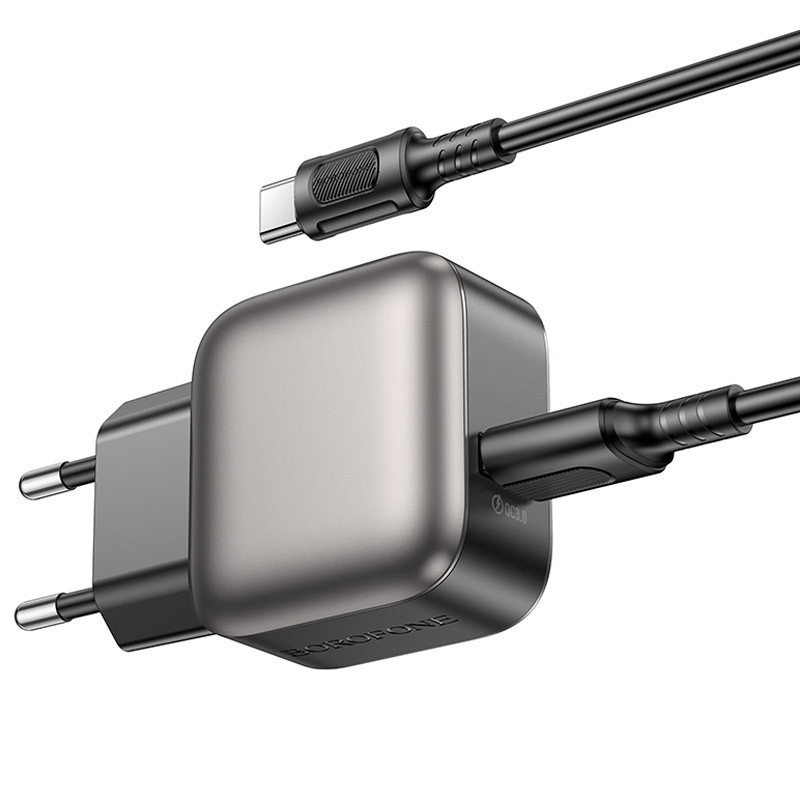 СЗУ Borofone BAS52A Absolute QC3.0 18W (1USB-A) + кабель USB to Type-C Херсон - изображение 2