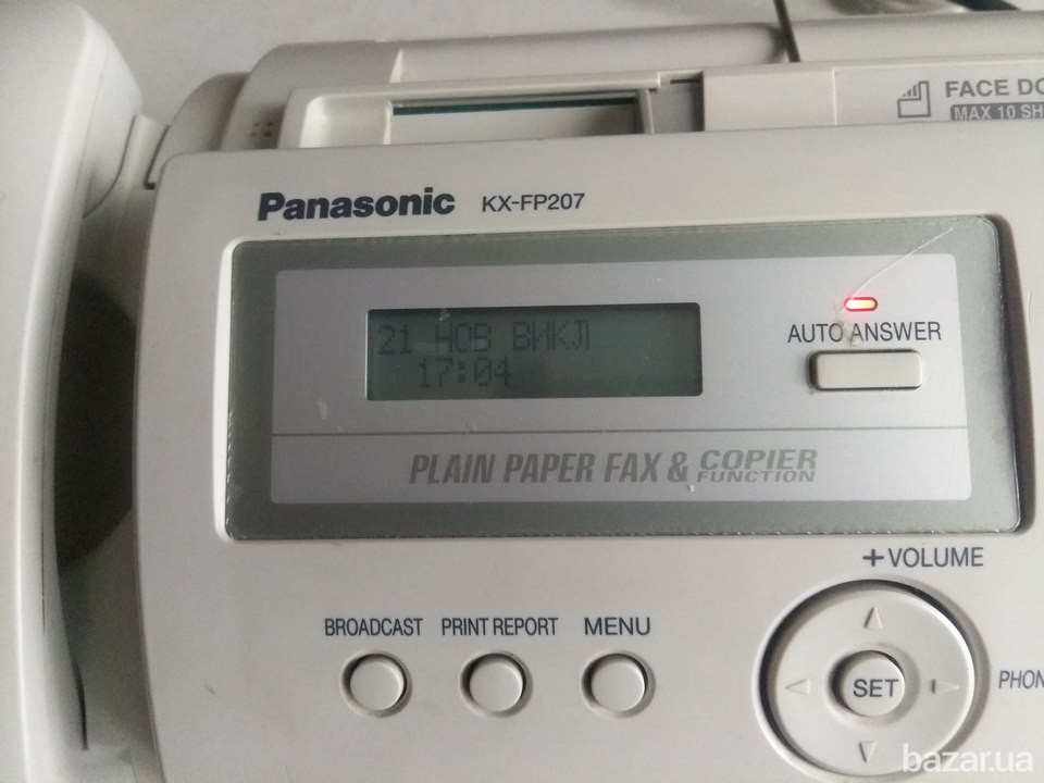 Факс Panasonic KX-FP207 UA Львів - зображення 4